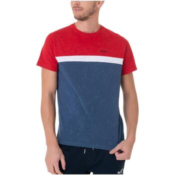 tekstylia Męskie T-shirty z krótkim rękawem Pepe jeans  Czerwony