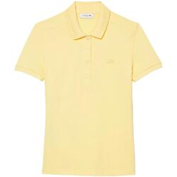 tekstylia Damskie T-shirty z krótkim rękawem Lacoste  Żółty