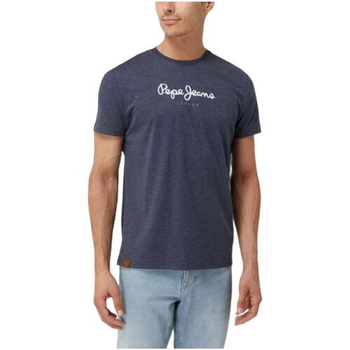 tekstylia Męskie T-shirty z krótkim rękawem Pepe jeans  Niebieski