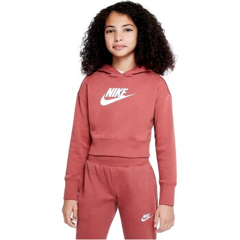 tekstylia Dziewczynka Bluzy Nike SUDADERA NIA  CLUB DC7210 Różowy