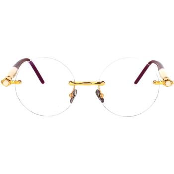 Zegarki & Biżuteria  okulary przeciwsłoneczne Kuboraum Occhiali Da Vista  P50 GDBX-OP Bordeaux