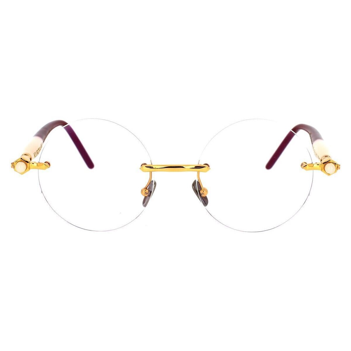 Zegarki & Biżuteria  okulary przeciwsłoneczne Kuboraum Occhiali Da Vista  P50 GDBX-OP Bordeaux