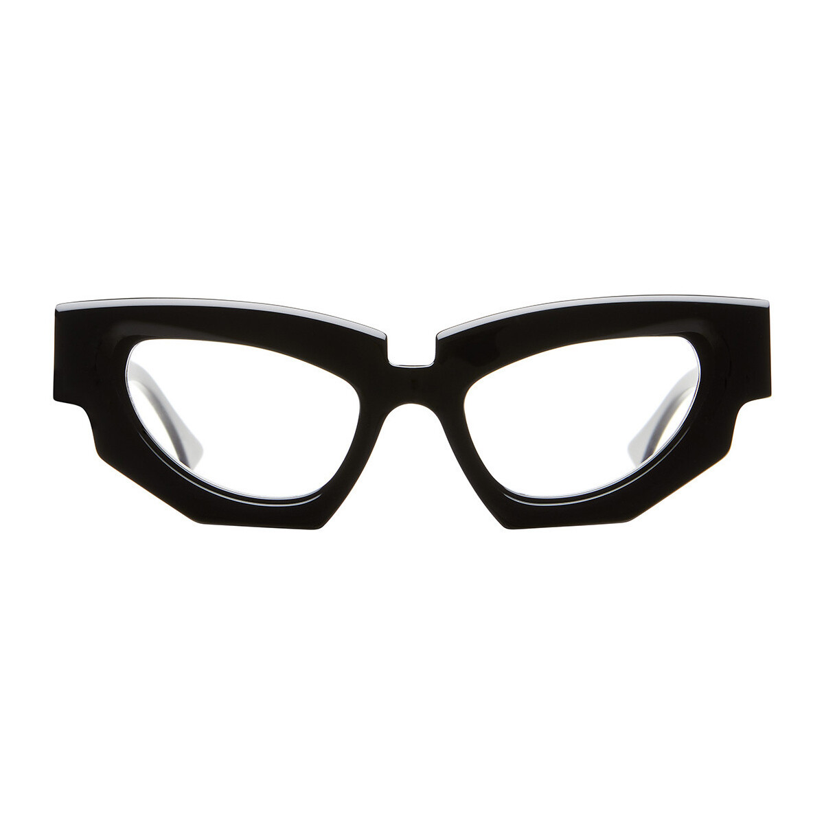 Zegarki & Biżuteria  okulary przeciwsłoneczne Kuboraum Occhiali Da Vista  F5 BSO-OP Czarny