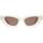 Zegarki & Biżuteria  okulary przeciwsłoneczne Kuboraum Occhiali Da Sole  F5 WH-BW Biały