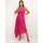 tekstylia Damskie Sukienki La Modeuse 67116_P156033 Różowy