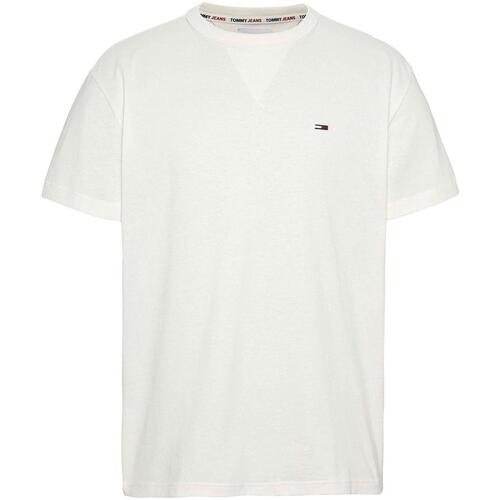 tekstylia Męskie T-shirty z krótkim rękawem Tommy Hilfiger  Biały