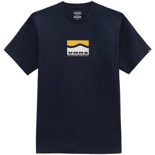 tekstylia Męskie T-shirty z krótkim rękawem Vans  Niebieski