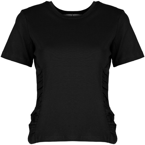 tekstylia Damskie T-shirty z krótkim rękawem Silvian Heach CVP23123TS Czarny