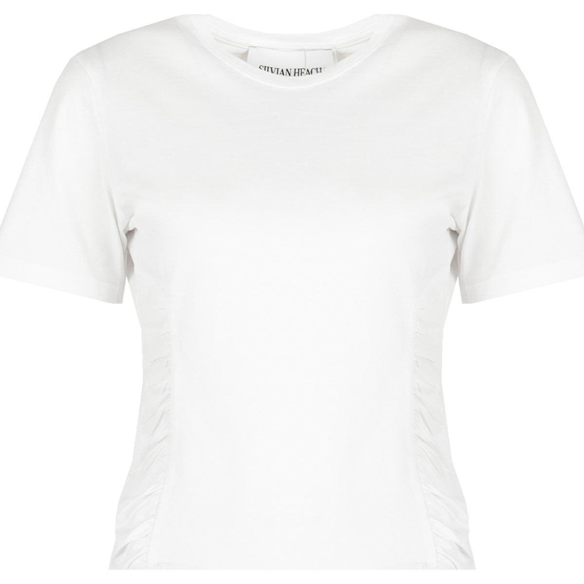 tekstylia Damskie T-shirty z krótkim rękawem Silvian Heach CVP23123TS Biały