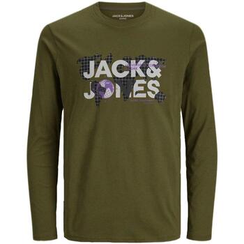tekstylia Chłopiec T-shirty z krótkim rękawem Jack & Jones  Zielony