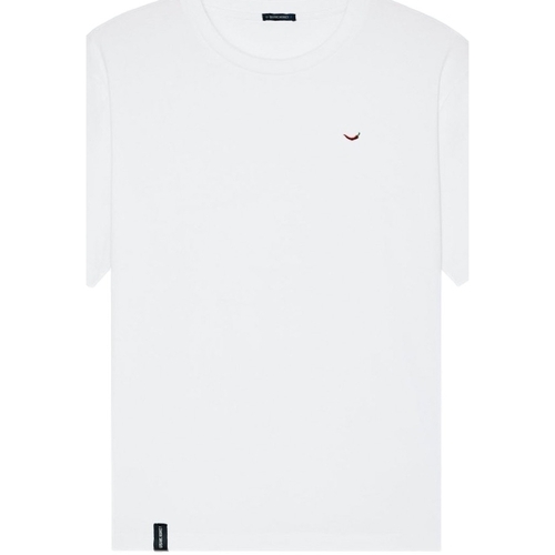 tekstylia Męskie T-shirty i Koszulki polo Organic Monkey T-Shirt Red Hot - White Biały