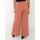 tekstylia Damskie Spodnie La Modeuse 66793_P155528 Różowy