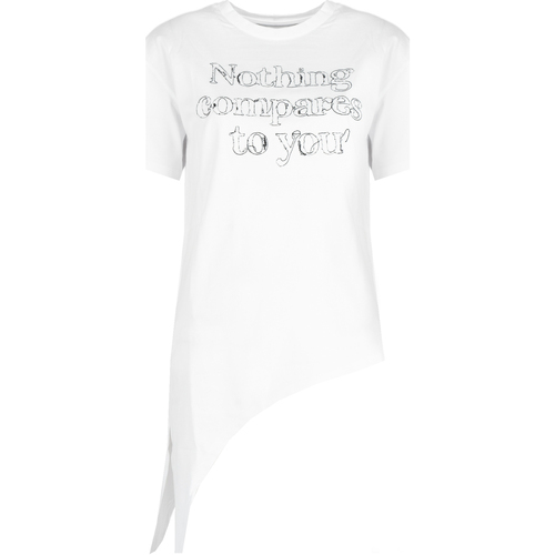 tekstylia Damskie T-shirty z krótkim rękawem Silvian Heach GPP23020TS Biały