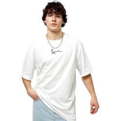 tekstylia Męskie T-shirty z krótkim rękawem Karl Kani  Biały