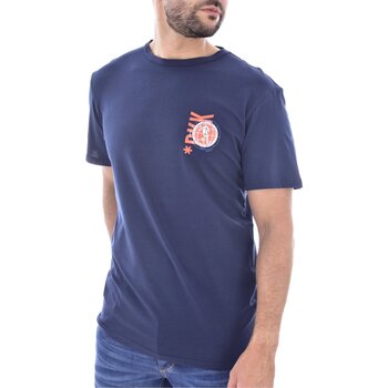tekstylia Męskie T-shirty z krótkim rękawem Bikkembergs BKK2MTS02 Niebieski