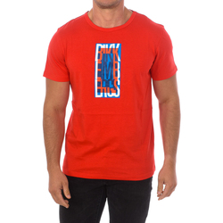 tekstylia Męskie T-shirty z krótkim rękawem Bikkembergs BKK2MTS04-RED Czerwony