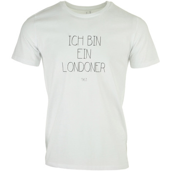 tekstylia Męskie T-shirty z krótkim rękawem Civissum Ich Bin Ein Londoner Tee Biały
