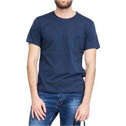 tekstylia Męskie T-shirty z krótkim rękawem Emporio Armani 211818 3R463 Niebieski