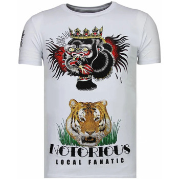 tekstylia Męskie T-shirty z krótkim rękawem Local Fanatic 144125331 Biały