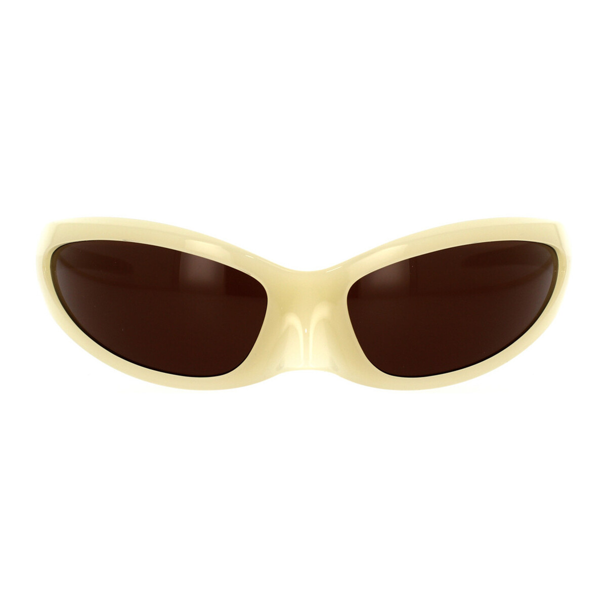 Zegarki & Biżuteria  okulary przeciwsłoneczne Balenciaga Occhiali da Sole  Skin Cat BB0251S 003 Żółty