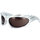 Zegarki & Biżuteria  okulary przeciwsłoneczne Balenciaga Occhiali da Sole  Spike Rectangle BB0255S 003 Srebrny