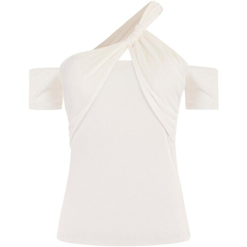 tekstylia Damskie T-shirty i Koszulki polo Guess W3GP12 KBEM0 Biały