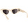 Zegarki & Biżuteria  okulary przeciwsłoneczne Balenciaga Occhiali da Sole  Odeon Cat BB0243S 003 Beżowy