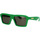 Zegarki & Biżuteria  okulary przeciwsłoneczne Bottega Veneta Occhiali da Sole  BV1213S 003 Zielony