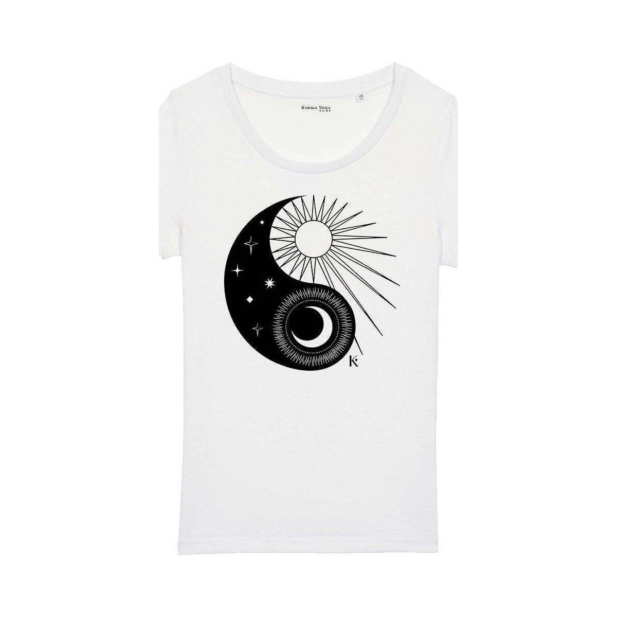 tekstylia Damskie T-shirty i Koszulki polo Karma Yoga Shop  