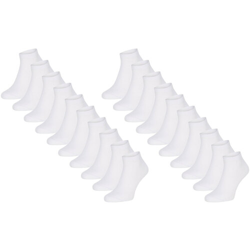 Bielizna Męskie Skarpety Mario Russo 10-Pack Sneaker Sokken Biały