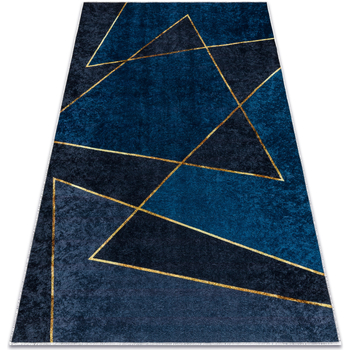 Dom Dywany Rugsx Dywan do prania MIRO 52097.801 Geometryczny antypo 120x170 cm Niebieski