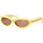 Zegarki & Biżuteria  okulary przeciwsłoneczne Bottega Veneta Occhiali da Sole  Unapologetic BV1211S 005 Złoty