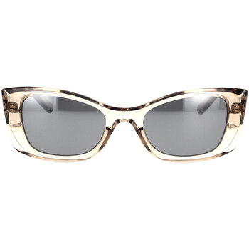 Zegarki & Biżuteria  Damskie okulary przeciwsłoneczne Yves Saint Laurent Occhiali da Sole Saint Laurent New Wave SL 593 003 Beżowy