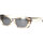 Zegarki & Biżuteria  Damskie okulary przeciwsłoneczne Yves Saint Laurent Occhiali da Sole Saint Laurent New Wave SL 593 003 Beżowy