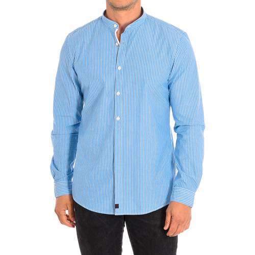 tekstylia Męskie Koszule z długim rękawem Strellson 10004717-450 Niebieski