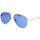 Zegarki & Biżuteria  okulary przeciwsłoneczne Gucci Occhiali da Sole  GG0356S 009 Złoty