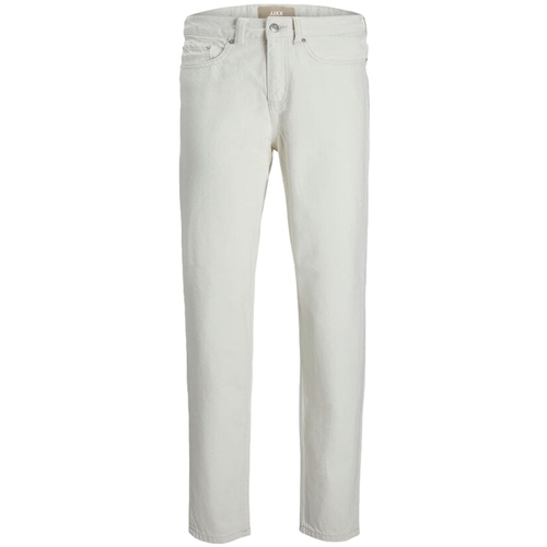 tekstylia Damskie Spodnie Jjxx Lisbon Mom Jeans - White Biały