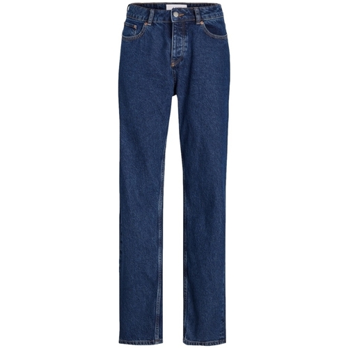 tekstylia Damskie Spodnie Jjxx Jeans Seoul Straight - Dark Blue Denim Niebieski