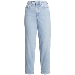 tekstylia Damskie Spodnie Jjxx Jeans Lisbon Mom - Light Blue Denim Niebieski