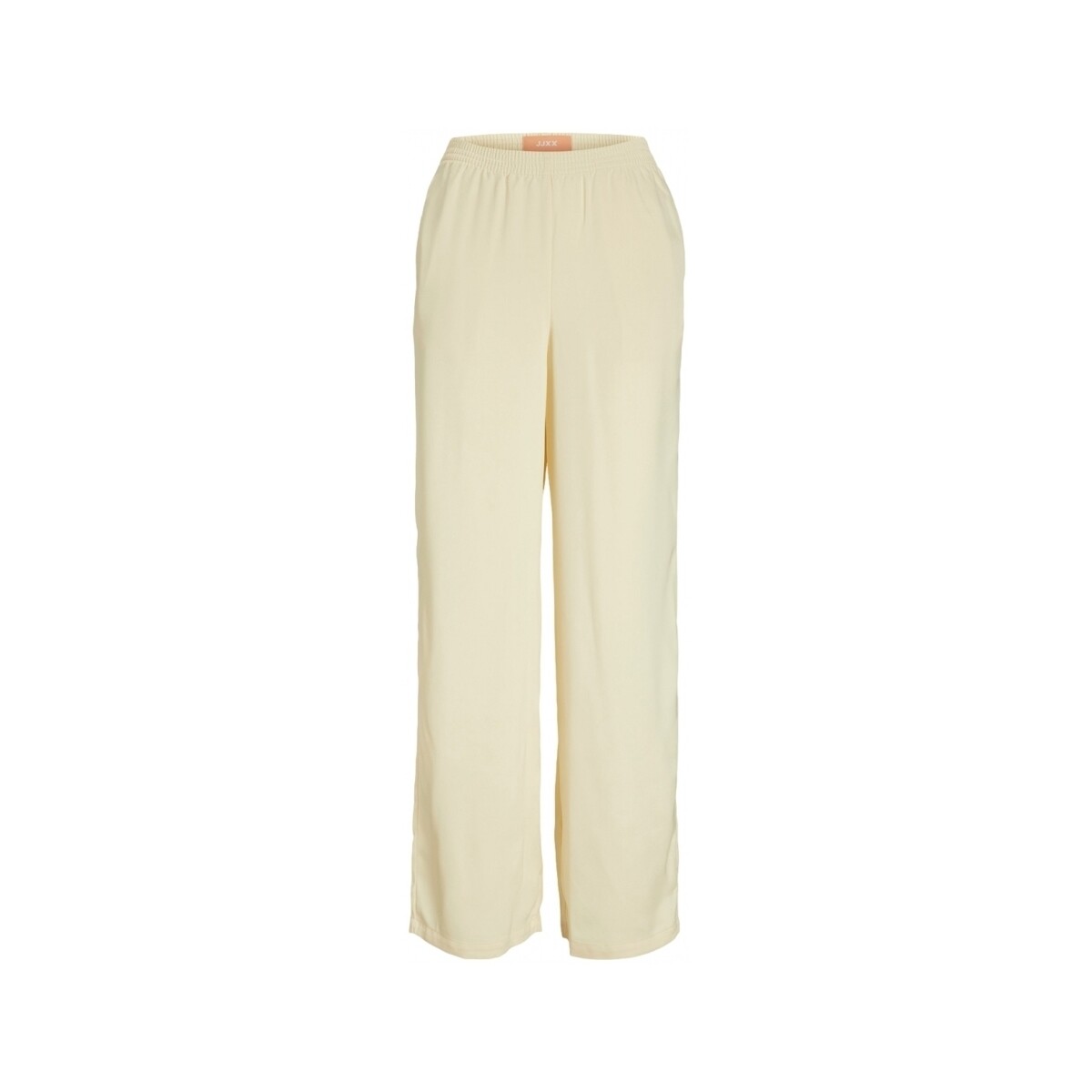 tekstylia Damskie Spodnie Jjxx Noos Calças Kira Regular - Seedpearl Biały