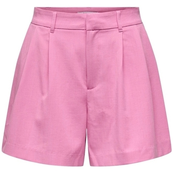 tekstylia Damskie Szorty i Bermudy Only Birgitta Shorts - Fuchsia Pink Różowy