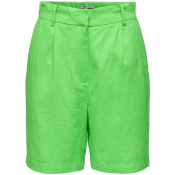 tekstylia Damskie Szorty i Bermudy Only Caro HW Long Shorts - Summer Green Zielony