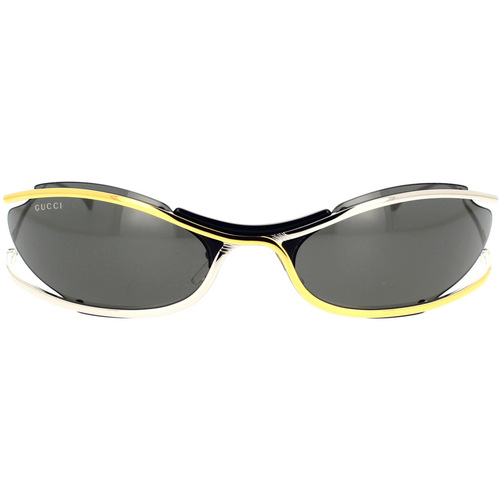 Zegarki & Biżuteria  okulary przeciwsłoneczne Gucci Occhiali da Sole  GG1487S 001 Złoty