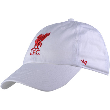 Dodatki Męskie Czapki z daszkiem '47 Brand EPL FC Liverpool Clean Up Cap Biały