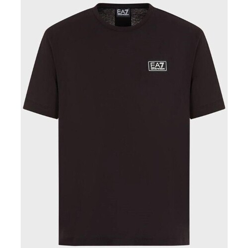 tekstylia Męskie T-shirty z krótkim rękawem Emporio Armani EA7 6RPT02 PJ02Z Czarny