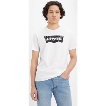 tekstylia Męskie T-shirty z krótkim rękawem Levi's 22491 1326 GRAPHIC CREWNECK TEE Biały