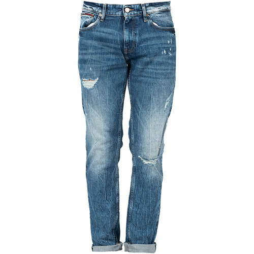 tekstylia Męskie Spodnie z pięcioma kieszeniami Tommy Hilfiger DM0DM13202 | Scanton Niebieski