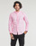 tekstylia Męskie Koszule z długim rękawem Polo Ralph Lauren CHEMISE AJUSTEE SLIM FIT EN OXFORD LEGER Różowy
