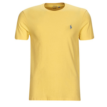 tekstylia Męskie T-shirty z krótkim rękawem Polo Ralph Lauren T-SHIRT AJUSTE EN COTON Żółty
