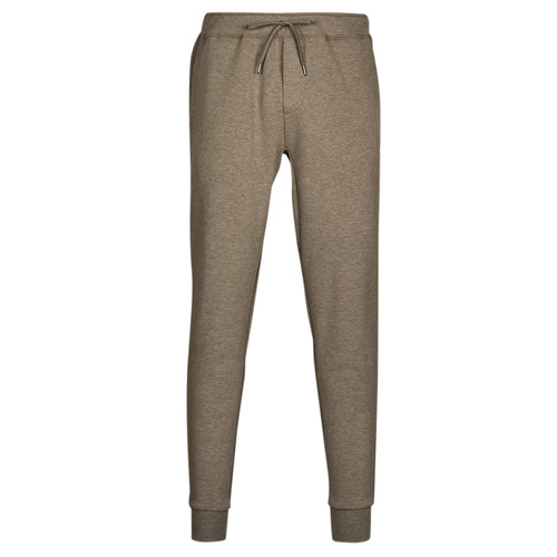 tekstylia Męskie Spodnie dresowe Polo Ralph Lauren BAS DE JOGGING AJUSTE EN DOUBLE KNIT TECH Beżowy